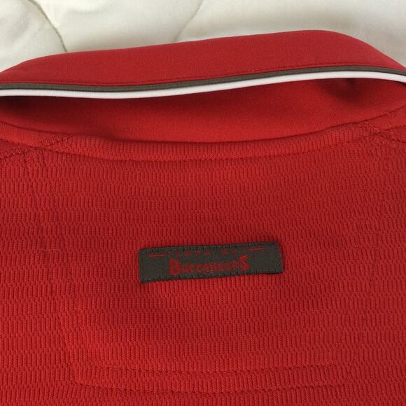 Tampa Bay Buccaneers Embroidered Button Up Polo Mens XL - Picture 6 of 10